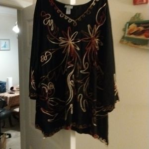 Catherine's black half sleeve